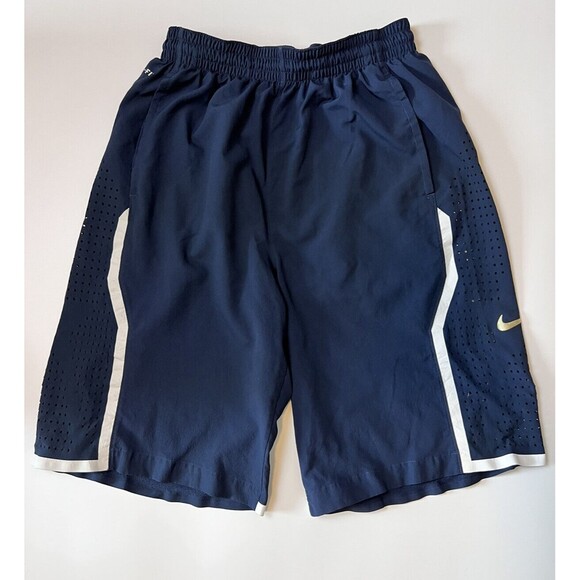 Nike Shorts Mens Large Blue Gym Basketball Running Dri Fit Drawstring - Picture 1 of 10